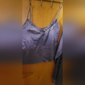 Silk/satin feeling pants and tank